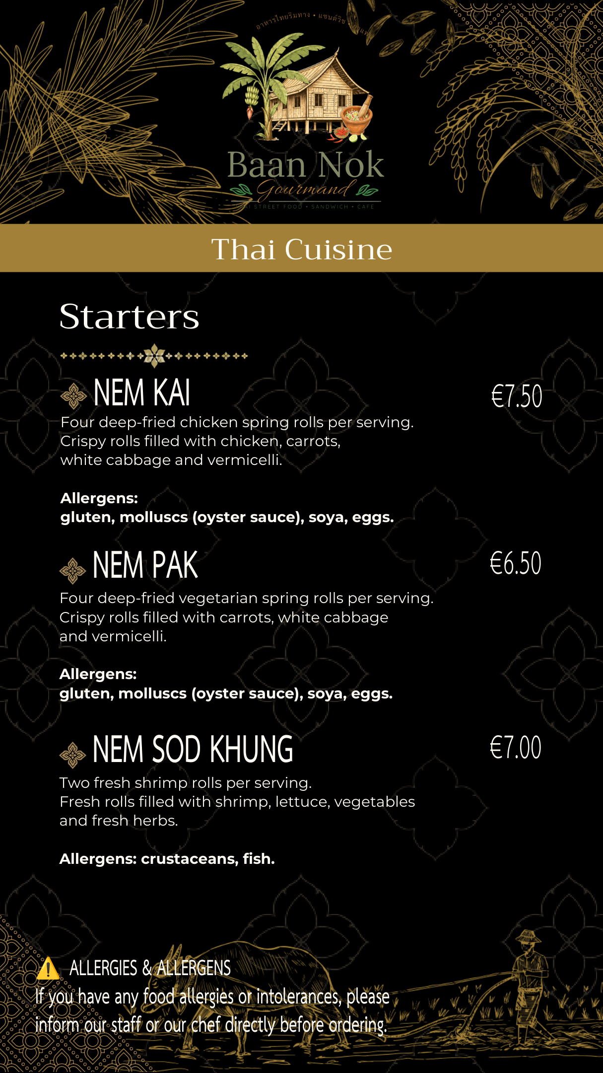 Menu page 2