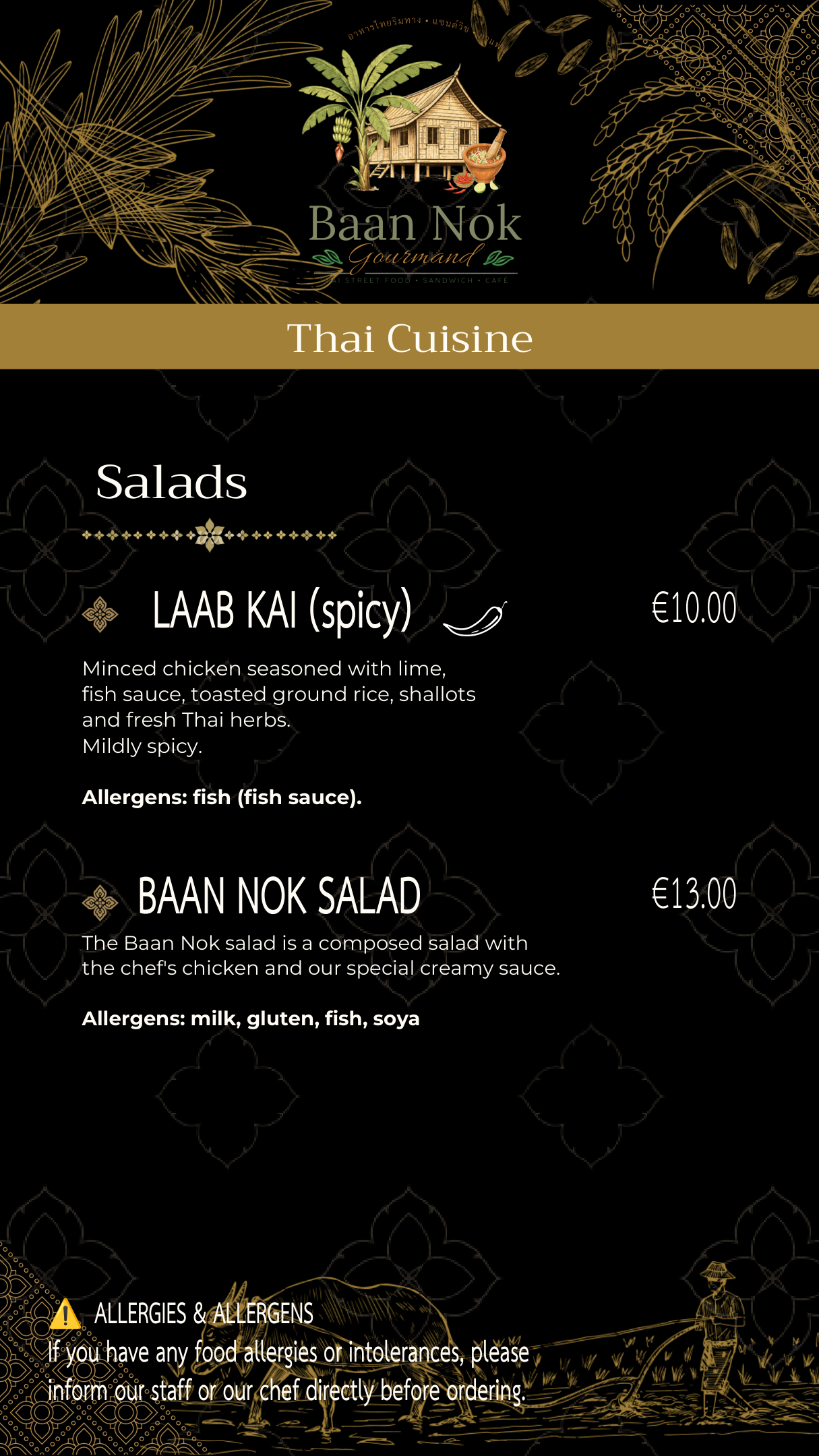 Menu page 3